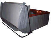 R7Dinc Spa COVER CADDY black -$105.00 disc at time of spa order